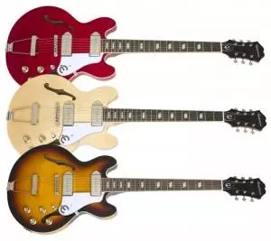 Casino Coupe Hollow Body Guitar - Vintage Burst